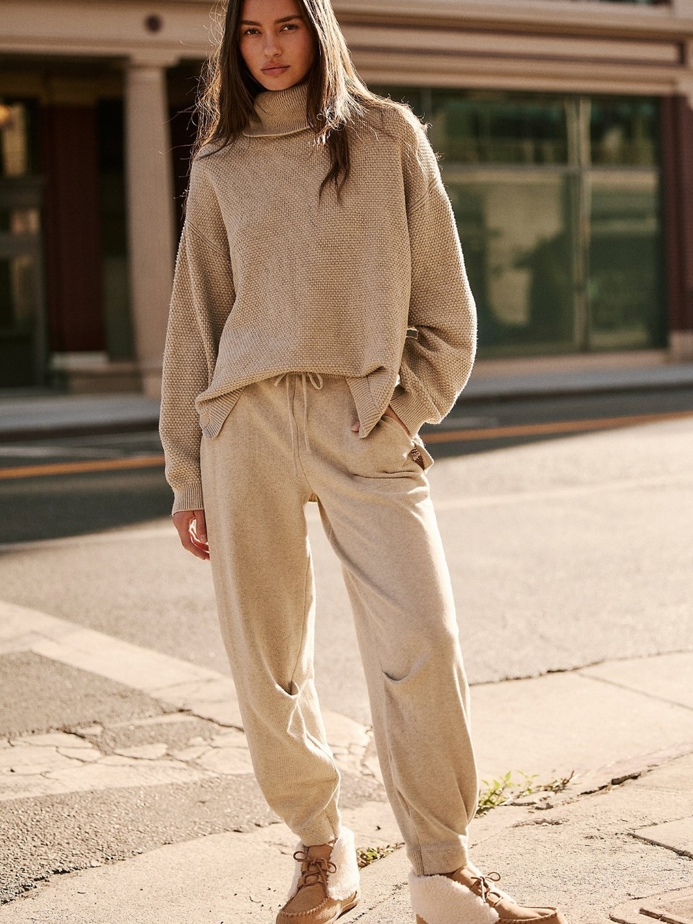 Free People Hailee Turtleneck Sweater Set